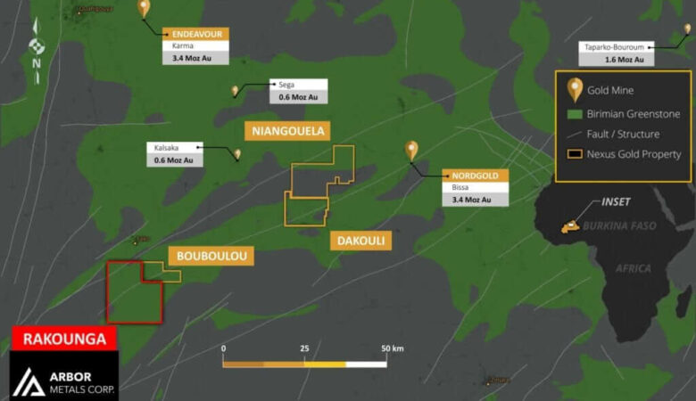 Arbor Metals Completes Geochemical Program at Rakounga Gold Project, West Africa